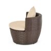 Kono - 3 Pieces Chat Set Outdoor Furniture - Brown / Beige - Image 11