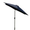 9' Pole Umbrella With Carry Bag - Navy Blue - Image 4