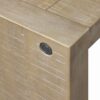 Modern Console Table With Solid Wood Construction - Reclaimed Wheat - Image 7