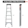 Fibreglass Step Ladder 6 Foot 250Lbs - Gray - Image 12