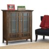 Bedford - Medium Storage Cabinet - Rustic Natural Aged Brown - Image 9