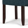 Cosmopolitan - Deluxe Tufted Parson Chair (Set of 2) - Denim Blue - Image 5