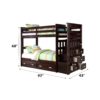 Allentown - Twin / Twin Bunk Bed With Trundle Storage - Espresso - Image 5
