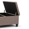 Harrison - Coffee Table Storage Ottoman - Fawn Brown - Image 3