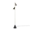 Cone - Contemporary Floor Lamp - Plated Nickel / Black - Image 2