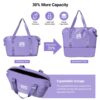 5 Piece Set (20"24"28 +A Travel Bag And A Toiletry Bag), Pp Hardshell Carry On Luggage Set With Tsa Lock Carry On Suitcase Luggage Durable Suitcase - Purple - Image 14