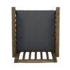 Casa - Acacia Dining Chair Set With Cushions - Dark Gray, 2 Pieces - Image 13
