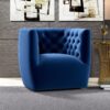 Delaney - Swivel Chair - Dark Blue - Image 14