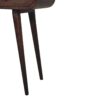 Curved Edge Console Table - Walnut - Image 7