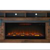 Farmhouse - Electric Fireplace TV Stand For TVs Up To 100" - Aged Whiskey - Image 8