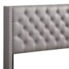 Queen Upholstered Bed - Gray - Image 5