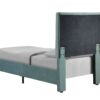 Luma - Twin Upholstered Bed - Light Blue - Image 4