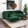 Brooke - Sectional Sofa Left Facing - Green - Image 8
