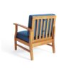 Perla - 3 Seater Sofa And Table Set - Blue - Image 10