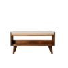 Boucle Nordic Storage Bench - Chestnut - Image 11