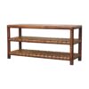Regency - Woven 2 Slot Shoe Rack - Brown - Image 3