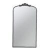 Full Length Mirror, Arched Mirror Hanging Or Leaning Against Wall, Large Mirror For Living Room - Black - Image 2