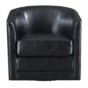 Little - Swivel Accent Chair - Black - Image 2