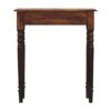 Turned Legs 1 Drawer Console - Brown - Image 5
