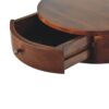 Lunar - 1 Drawer Floating Nightstand - Chestnut - Image 5