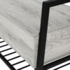 Bench, Entryway, Hallway, Storage, Rectangular, Contemporary, Modern - Gray - Image 8