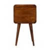 Mini Curved Nightstand - Beige Brown - Image 10