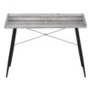 Computer Desk For Home Office, Storage Shelves, Versatile Placement - Gray - Image 2