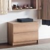 Devi - Wall Mounted Wood Closet System With Modular Versatility And Warm - Oak - Image 3