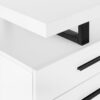 Computer Desk For Home Office, Laptop, Left Right Set - Up, Storage Drawers - White - Image 6