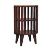 Ariella - Double Shelf Bedside Table - Chestnut - Image 3