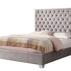 Artet - King Upholstered Bed - Gray