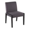 Carmen - Contemporary Chair (Set of 2) - Black / Gray - Image 2