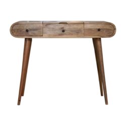 Round Dressing Table - Oak