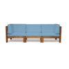 Oana - 3 Piece Sofa Set With Water Resistant Cushions - Blue - Image 3