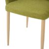 Classic Twist Dining Chair Set With Contoured Support - Green - Image 11