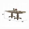Chateau De Ville - Dining Table - Oak - Image 5