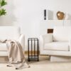 360° Modern Swivel Accent Chairs Round Armchair, Thick Padded Lounge Sofa Upholstered Comfy (Set of 2) - Cream - Image 12