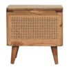 Larissa - Lid Up Storage Stool - Oak - Image 9