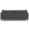 Ava - Mid Century Sofa With Ottoman Set - Dark Gray - Image 12