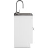 Metro - Laundry Cabinet With Faucet And Stainless Steel Sink - White - Image 3