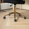Modern Home Office Desk Chair With Adjustable Height And Swivel Wheels - Black - Image 13