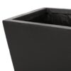 Outdoor Modern Cast Stone Planter - Black - Image 6