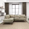 Benson - Sectional Sofa Left Facing Chaise - Beige - Image 4
