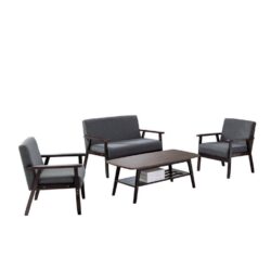 Bahamas - Coffee Table, Loveseat And 2 Chair (Set of 4) - Espresso