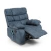 Contemporary Massage Recliner With Pillow Tufted Design - Charcoal - Image 9