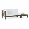 Oana - Left Corner Bench And Coffee Table - White - Image 3