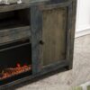 Joshua Creek - Electric Fireplace TV Stand For TVs Up To 95" - Barnwood - Image 5