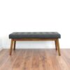 Delilah - Modern Bench - Gray - Image 8
