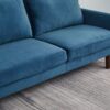Luxurious Comfort Stationary Loveseat - Space Blue - Image 3