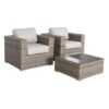 2 Person Seating Set With Cushions - Gray Mix - Image 3